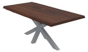Tavolo Salomone legno massello scortecciato