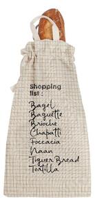Borsa del pane in tessuto con lino Borsa Shopping, altezza 42 cm - Really Nice Things