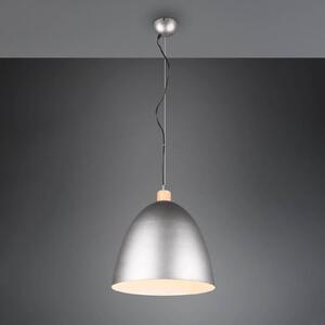 Reality Leuchten Lampada a sospensione Jagger 1 luce, Ø40cm, nichel