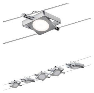 Paulmann set funi LED 5 luci cromo 230V/12V DC