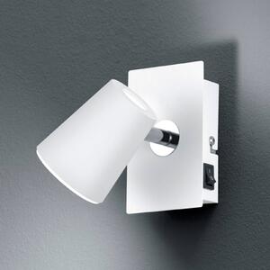 Trio Lighting Applique LED bianca Narcos con testata orientabile