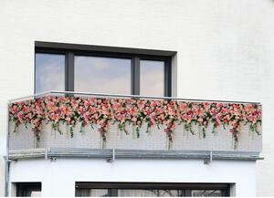 Schermo da balcone 500x85 cm Roses - Maximex
