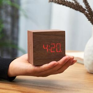 Sveglia in legno di noce Cube Plus - Gingko