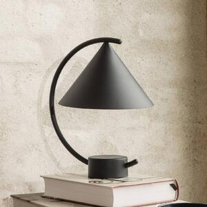 Ferm LIVING Lampada da tavolo ricaricabile a LED Meridian, nera