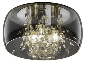 CRYSTEL lampada da soffitto moderna in argento Trio 616700306