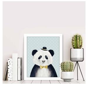 Pittura decorativa Panda, 28,5 x 23,5 cm - Wallity