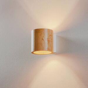 SOLLUX LIGHTING L'applique ALS come cilindro di legno