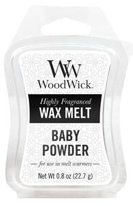 Cera aromatica al profumo di vaniglia, rosa e miele, tempo di combustione 8 h Baby Powder - WoodWick