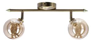 Lampada da soffitto color bronzo con paralume in vetro ø 10 cm Rodia - Candellux Lighting