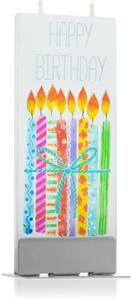 Flatyz Greetings Happy Birthday Candles candela decorativa 6x15 cm