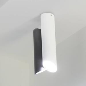 Nemo Tubes plafoniera LED 2 luci bianco/grigio