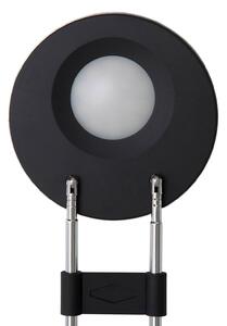 Lampada da tavolo LED MAULpuck, braccio telescopico, nero