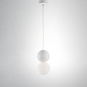Nova Luce Zero lampada a sospensione rotonda, colore:bianco