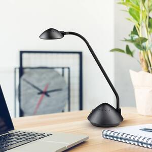 Lampada LED da tavolo MAULarc braccio flex nero