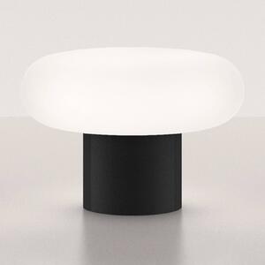 Artemide Itka lampada da tavolo base ceramica nero