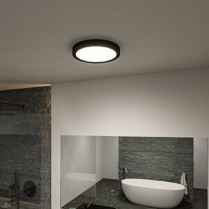 Paulmann Tega plafoniera LED IP44 CCT nero