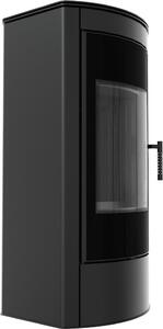 Stufa in acciaio KRATKI TITAN Panorama Ø 150 11 kW