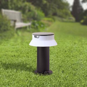 Fumagalli Lampada LED solare Felice nero CCT altezza 33 cm