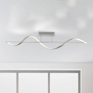 Q-Smart-Home Paul Neuhaus Q-Swing plafoniera LED acciaio