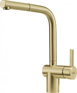 Franke Atlas Neo - Miscelatore per lavello FC 3791.504 con bocca estraibile, oro 115.0681.242