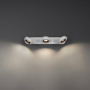 LEDVANCE Faretto da soffitto Venus, 3.000 K, a 3 luci, bianco