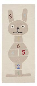 Tappeto da gioco per bambini in misto lana tessuto a mano 75x180 cm Rabbit Hopscotch – OYOY Mini