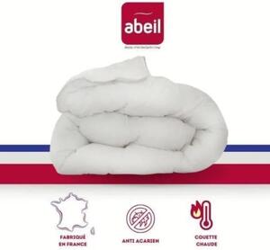 Copripiumino matrimoniale Abeil, antibatterico, antimuffa, 220x240cm, bianco