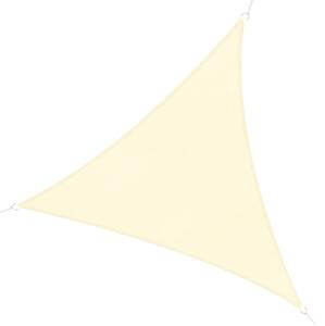 Outsunny Tenda Parasole Triangolare 4x4x4 m in Tessuto Anti-UV Impermeabile Beige per Esterni|Aosom