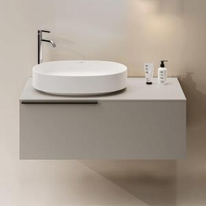 Kludi ICOS, consolle per lavabo da 100,3 cm con lavabo integrato