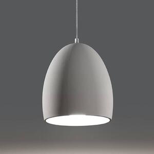 SOLLUX LIGHTING Lampada a sospensione Wula con ceramica bianca