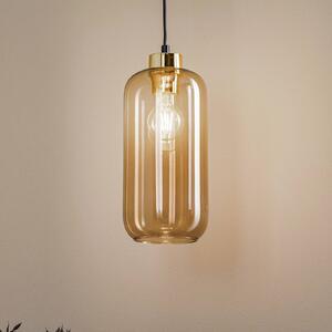 TK Lighting Lampada a sospensione Marco Green, a 1 luce, marrone