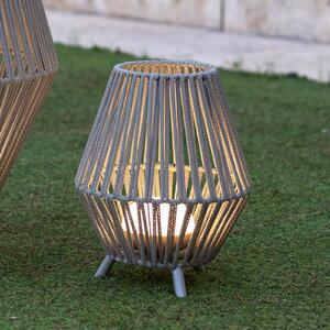 Newgarden Conta Lampada LED da tavolo taupe 32cm