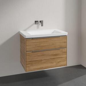 Set di mobili da bagno Villeroy & Boch Subway 3.0, 80 cm, con 2 cassetti