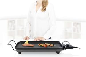Griglia elettrica Teppanyaki, superficie di frittura 46x26cm griglia da tavolo, 2000Watt