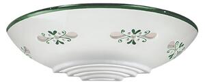 Cremasco Applique di ceramica Bassano, aderente, verde