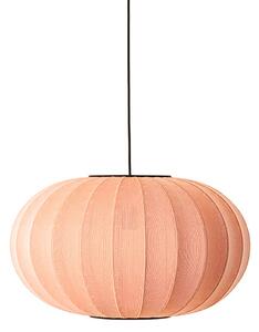 Lampada a sospensione Made By Hand, Knit-Wit 57, dimmerabile, Rosa / Rosé, Soggiorno, Tessuto / Tessile, Scandinavo