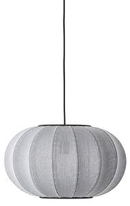 Lampada a sospensione Made By Hand, Knit-Wit 45, dimmerabile, Grigio, Soggiorno, Tessuto / Tessile, Scandinavo