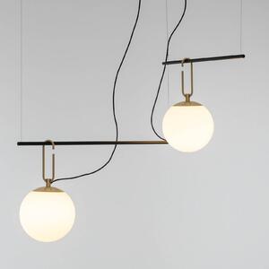 Artemide nh S3 2 lampada a sospensione in vetro, 2 luci