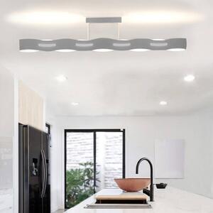 Eco-Light Plafoniera LED Wave nichel