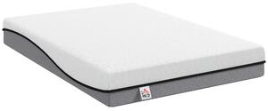 HOMCOM Materasso Matrimoniale Ergonomico, H3 Rigidità Media e 20 cm di Altezza, 200x140x20 cm, Grigio | Aosom Italy