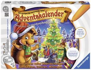 Calendario dell'Avvento tiptoi®: Vieni con noi alla festa di Natale nel bosco!