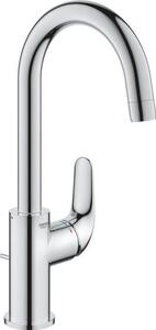 Miscelatore lavabo, GROHE Swift 24330001, cromato, misura L, bocca alta orientabile, risparmio idrico