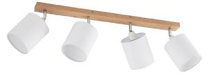 Plafoniera Lindby, Imarin, dimmerabile, Legno, Soggiorno, Legno, Scandinavo