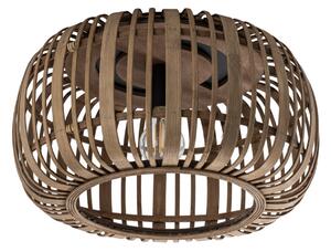 Plafoniera Lindby, Canyana, dimmerabile, Legno, Soggiorno, Legno, Campagna / rustico