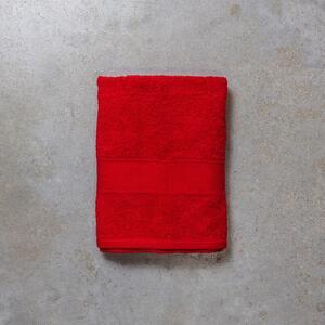 Zanetti Asciugamani Bagno Tinta Unita in 100% Cotone 40x60 (Bidet) Rosso