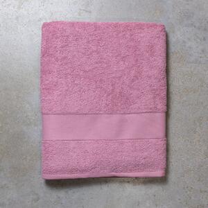 Zanetti Asciugamano Ospite Tinta Unita in 100% Cotone Rosa Antico