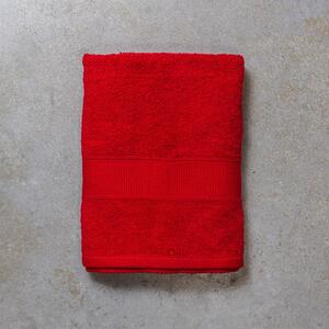 Zanetti Asciugamani Bagno Tinta Unita in 100% Cotone 60x110 cm Rosso
