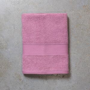Zanetti Asciugamani Bagno Tinta Unita in 100% Cotone 60x110 cm Rosa Antico