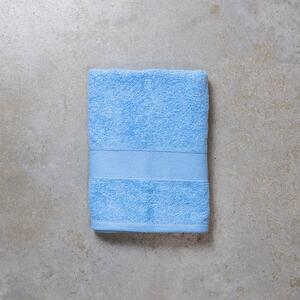 Zanetti Asciugamani Bagno Tinta Unita in 100% Cotone 40x60 (Bidet) Azzurro Topazio