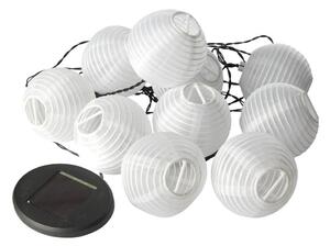 Eglo 780347 - Catena luminosa solare a LED, 10 LED, 4,3 m, 300 mAh, IP44